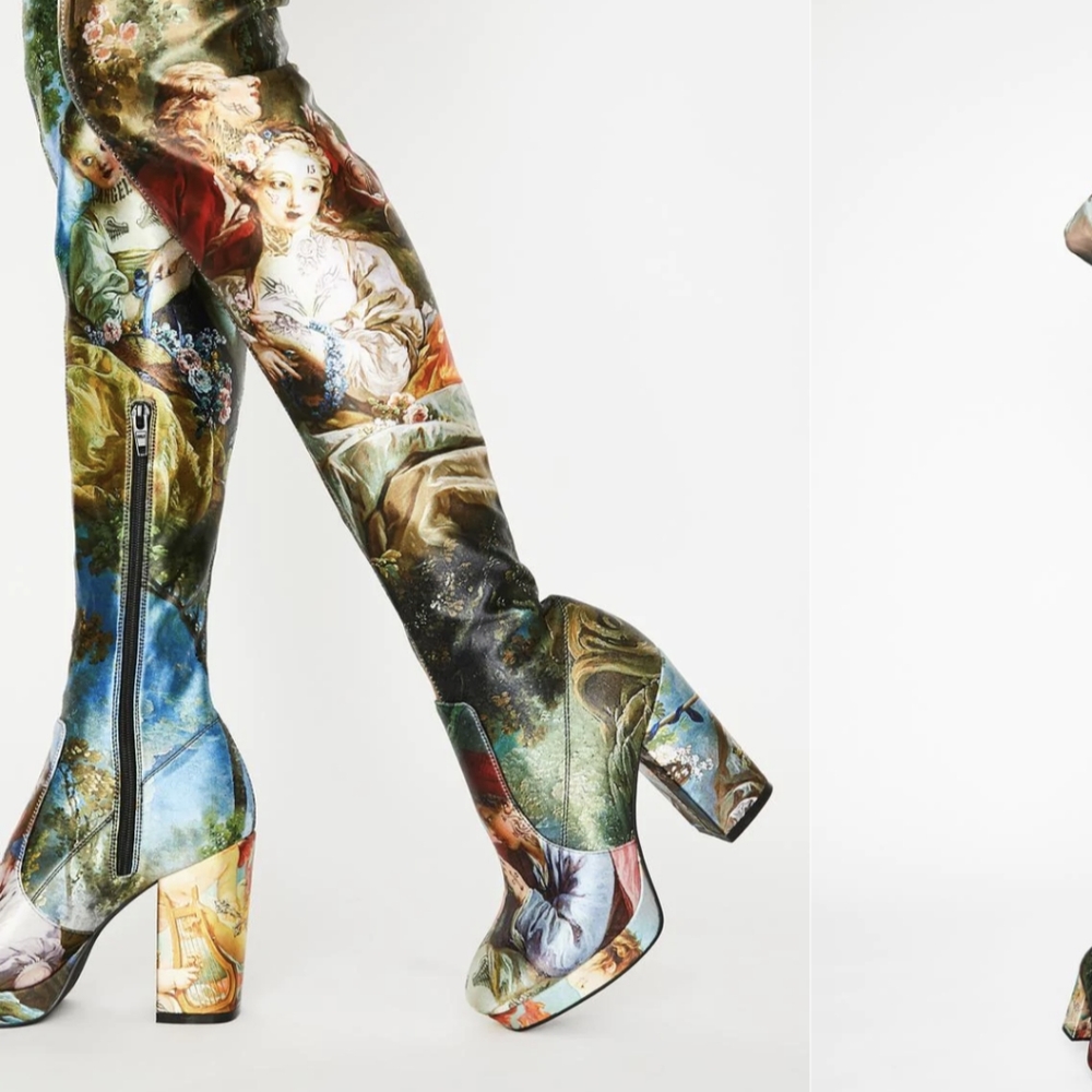 Dolls kill de vinci boots